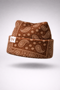 Brown Bandana Beanie